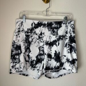 Women’s Marble Print Athletic Shorts XL